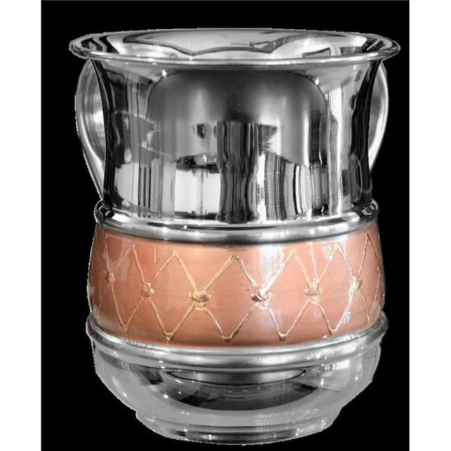 Netila 59542 Tasse de Lavage en Acier Inoxydable, Diamants Or Rose