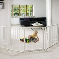 BabyDan FLEX Baby Gate, White