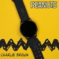 thumbnail image 2 of Peanuts Classic Engraved Silicone Watch Band Compatible with Samsung Galaxy Watch (22mm Charlie Brown Black) by Affinity Bands, 2 of 3
