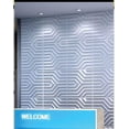 thumbnail image 6 of Art3d 12-Pack PVC 3D Wall Panel Geometric Matte Pattern 19.7" x 19.7" in White, 6 of 6