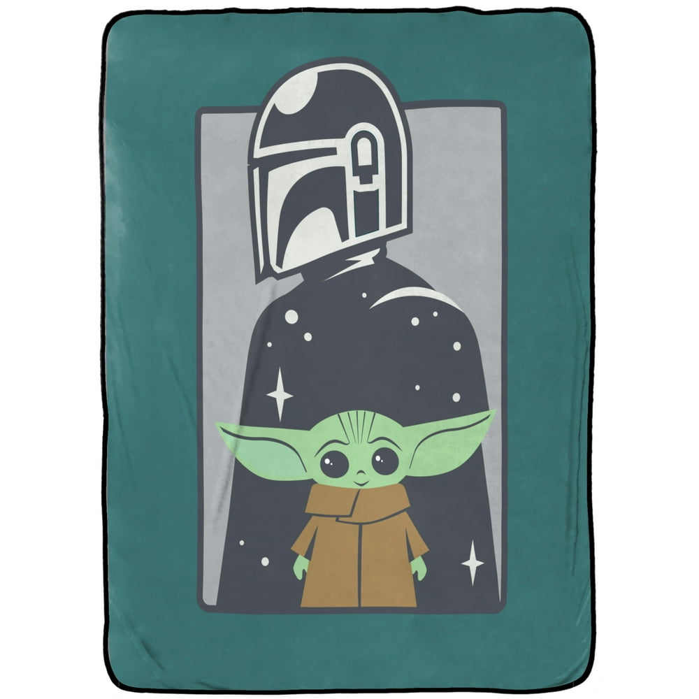 Star Wars The Mandalorian Baby Yoda Curious Child 62" x 90" Blanket