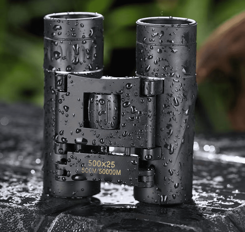 500X25 Zoom HD Binoculars Telescope Powerful Portable Folding Long-Distance Vision Hunting Outdoor Camping Sports
