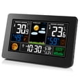 thumbnail image 4 of Labymos 3-In-1 Weather Station Clock Wall-Mounted Digital Clock Thermometer Hygrometer Barometer Indoor Outdoor Color Screen, 4 of 8