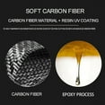 thumbnail image 5 of Carbon Fiber Navigation Panel Frame Cover Trim Decorative For L 2017-2021 Interior Accessories, 5 of 5