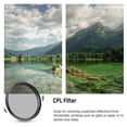 thumbnail image 3 of Kit de filtros de lentes Neewer de 40,5 mm ND UV CPL para cámara, 3 of 7