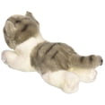 thumbnail image 2 of Peluche Aurora®, adorable gato atigrado gris Miyoni®, 20 cm, 2 of 2
