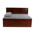 thumbnail image 4 of OS Home and Office Furniture Solid Pine Full Daybed with Six Drawers in Rich Merlot, 4 of 5