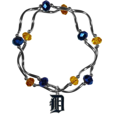 Mlb Detroit Tigers Stretch Bead Bracelet Mlb Detroit Tigers Stretch Bead Bracelet