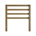 thumbnail image 2 of Castle Place Simple Twin Wooden Slat Headboard, Light Oak, 2 of 7