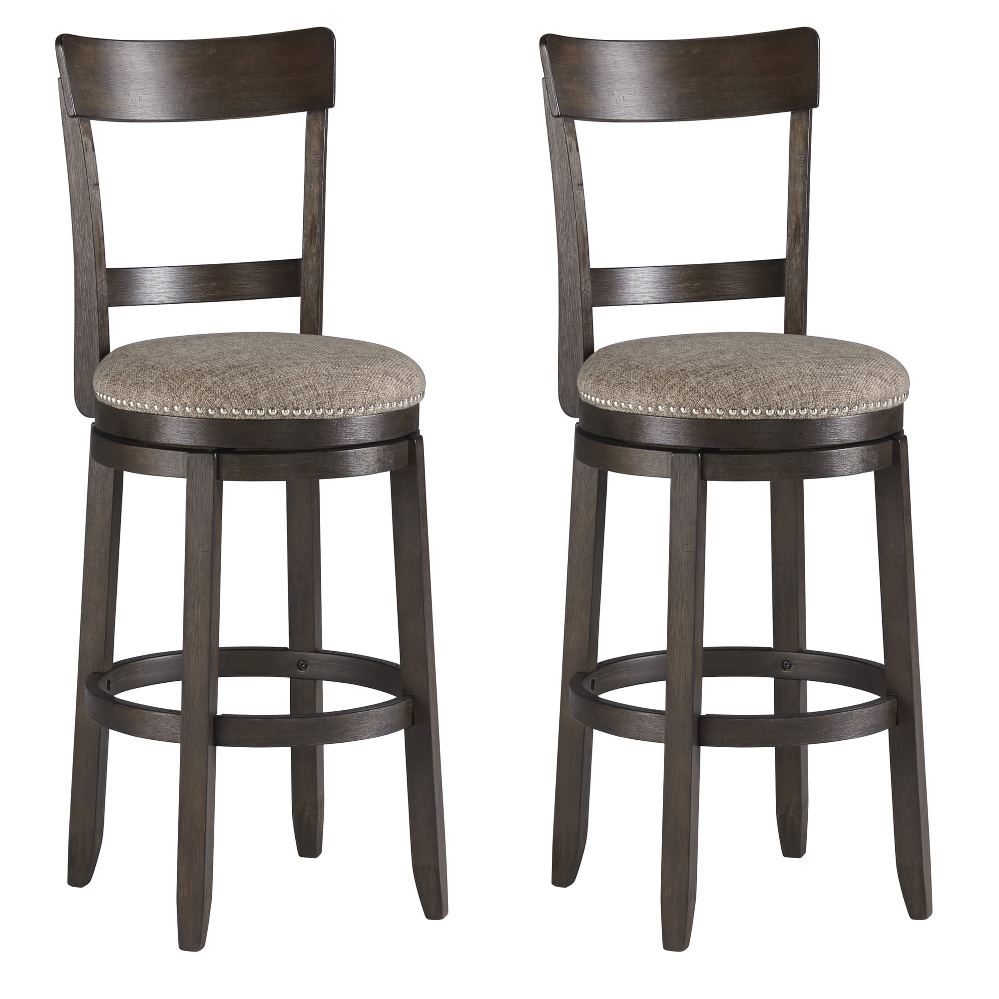 Signature Design by Ashley Drewing Tall Swivel BarstoolSet of 2 Brown
