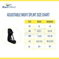 thumbnail image 3 of Brace Direct Adjustable Posterior Night Splint for Plantar Fasciitis Relief - Rigid Support Sleep Boot for Achilles Tendonitis, Heel Pain and Foot Drop, 3 of 9