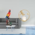 thumbnail image 2 of Estatua De Cristal De Loro, Escultura Creativa De Metal, Decoración De Escritorio, Recuerdo, Adorno De Jardín Para Dormitorio, Porche, Pasillo Interior, Chimenea, Sala De Estar, Oficina., 2 of 8