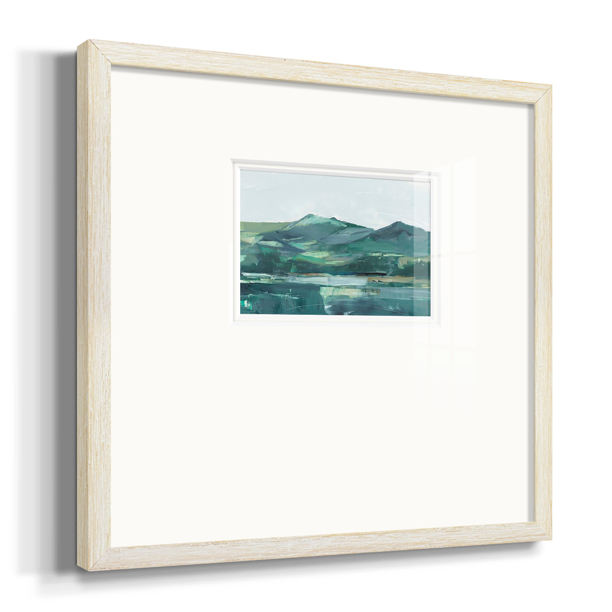 Green Grey Mountains IIPremium Framed Print
