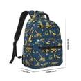 thumbnail image 2 of Yiaed Modern Excavator Print School Backpack College Backpack Daypacks for Students High School Spacious and Durable Daypack for Work and Travel-One Size, 2 of 6
