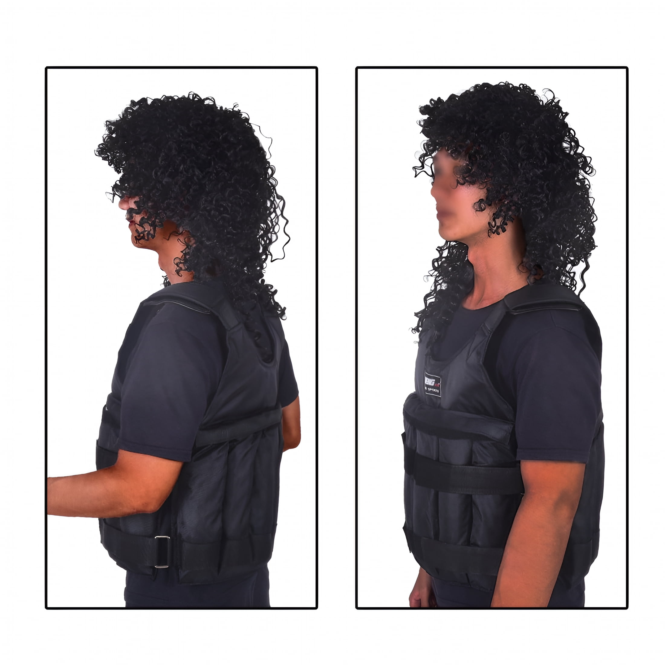 BESTSKY Workout Weighted Vest for Women Men Adjustable Weight 110LB Exercise Training Fitness Body Weight Vests for Running Training Workout Jogging Walking Black