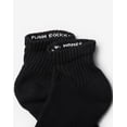 thumbnail image 2 of Hanes Unisex Plain Black Socks Pack, 6 Pairs, Ankle L, 2 of 7