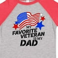 thumbnail image 4 of Inktastic My Favorite Veteran is My Dad Boys or Girls Toddler T-Shirt, 4 of 5