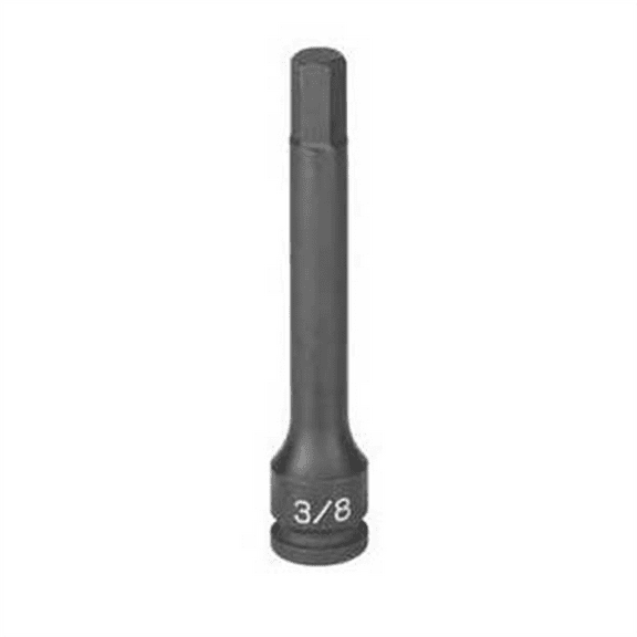 Grey Pneumatic 3/8" Drive x 1/2" Hex Driver 4" Length