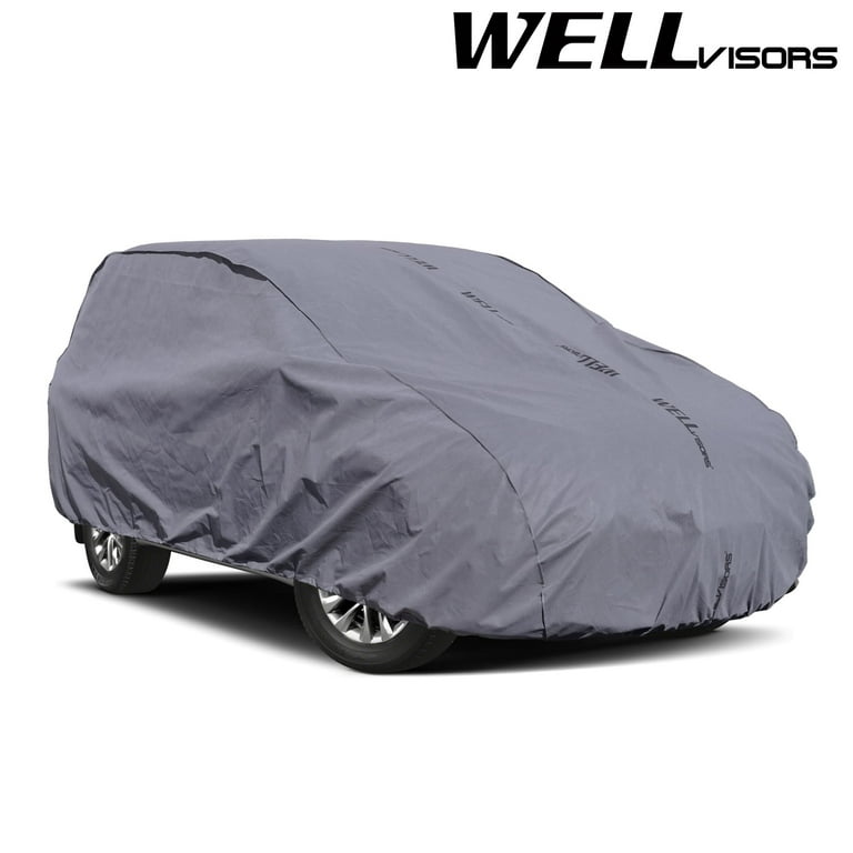 WellVisors All Weather UV Proof Gray Car Cover for 2011-2016 Honda