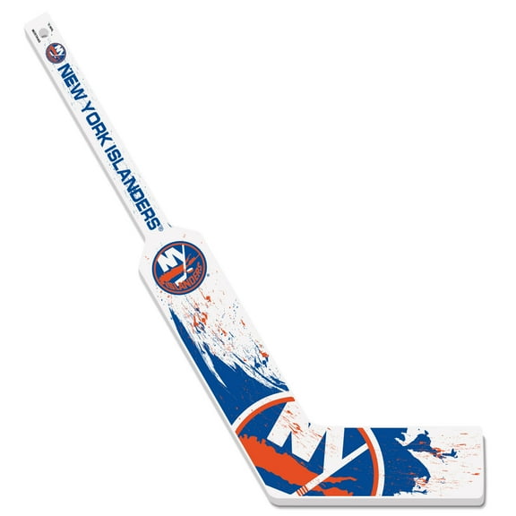 New York Islanders Goalie Splatter Mini Hockey Stick