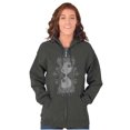 thumbnail image 3 of Hourglass Celestial Symbol Beautiful Zip Up Hoodie Men's Women's Brisco Brands 2X, 3 of 6