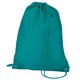 thumbnail image 1 of Quadra - Mochila saco o de cuerdas Impermeable/resistente al agua Modelo Gymsac Deporte/Gimnasio (7 litros) (Paquete de 2) (Verde esmeralda), 1 of 1
