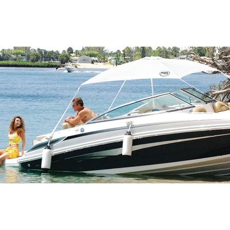 10 Aluminum Boat - Taylor AnchorShade III with Powder Coated Aluminum Frame and 4-Point Height Adjuster, 6' x 6', Includes Carrying Case