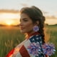 thumbnail image 4 of Decoraciones para el Día de los Caídos, decoraciones para el 4 de julio, decoraciones patrióticas, aretes con bandera roja, blanca y azul para mujer, aretes colgantes del 4 de julio para mujer, aretes, 4 of 6