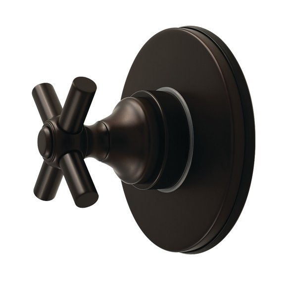 Kingston Brass KS4035EX Elinvar Single-Handle Six-Way Diverter Valve with Round Trim Kit in Oil Rubbed Bronze