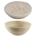 thumbnail image 4 of AMERTEER Bread Dough fermentation Bowl Shape Natural Rattan Basket With Removable Lining  10 Size - Oval 28*14*8cm, 4 of 6
