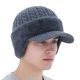 thumbnail image 1 of Coldshield Trapper Hat Gorros Punto Invierno Con Orejeras Y Lana (gris), 1 of 9