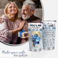 thumbnail image 2 of Gifts for Wife - Wife Gifts from Husband - I Love You Gifts for Her for Anniversary, Birthday Gifts for Wife, Wife Christmas Gift Ideas - We Got This 20oz Stainless Steel Tumbler, 2 of 6