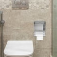 thumbnail image 1 of OUNONA Toilet Paper Holder Replacement Roller 1Set Spring Loaded Design Easy Installation 6.3x0.75x0.75in, 1 of 8