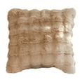 thumbnail image 2 of Luxury Velvet Blanket Ultra-Soft Microfiber Pillow Cover Faux Fur Double-Sided Plush Comfort Pillowcase Pure Color Super Warm Sofa Bed Office Nap Winter Blanket, 2 of 7