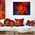 thumbnail image 3 of Designart Biblical Sky with Red Clouds - Abstract Throw Pillow - 18x18, 3 of 4
