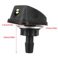 thumbnail image 2 of Car Windshield Sprayer 8mm Nylon Front Sprayer Front Windshield Windshield Washer 360 Degrees Adjustable Spray Nozzle, 2 of 9