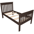thumbnail image 3 of Versaloft Harmony Heavy Duty Full Amish Wood Bed in Canary Yellow Paint - Solid Pine Bed with Headboard and Footboard Made in the USA, 3 of 4
