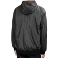 thumbnail image 2 of Hat and Beyond Men's Active Two Tone Windbreaker Jacket Slim Fit Water & Wind Resistant, 2 of 5