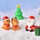 thumbnail image 5 of Estatuas de Navidad coloridas y exquisitas artesanías pequeñas decoraciones de pasteles de estatuas de árboles de Navidad de Papá Noel, 5 of 5