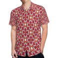 thumbnail image 4 of High Quality Hawaiian Shirts for Men Short Sleeve Aloha Beach Shirt Floral Summer Casual Button Down Shirts Blouses 5WKOJO, 4 of 7