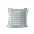 thumbnail image 2 of Dot Locked Slate Blue Throw Pillow, 2 of 4