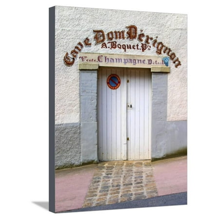 Entrance to Cellar in Cave Dom Perignon, Hautvillers, Vallee De La Marne, Champagne, France Stretched Canvas Print Wall Art By Per (Best Price For Dom Perignon Champagne)