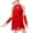 Red, variant on Aislor Girls Sleeveless Tassel Figure Ice Skating Dress with Gloves Latin Salsa Samba Tango Waltz Ballroom Dancewear Royal Blue 130