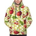 thumbnail image 5 of Bingfone Cherries And Ladybirds Men'S Drawstring Hoodie Long Sleeve Pocket Sweatshirts-X-Large, 5 of 9