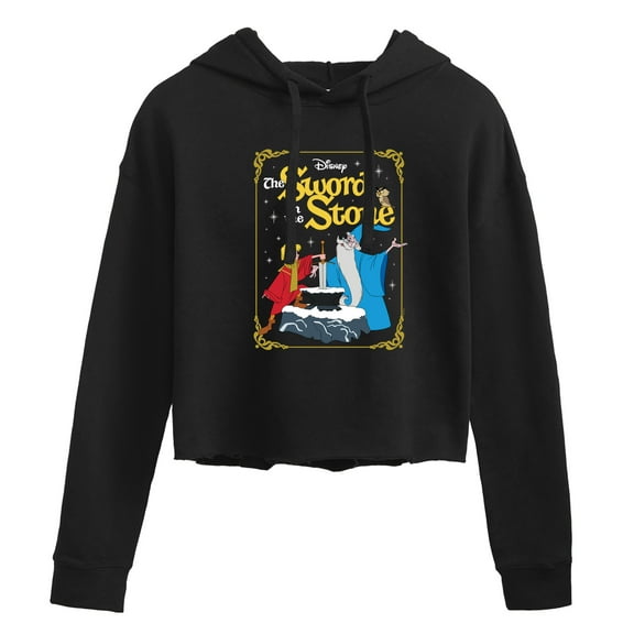 Disney - Sword In The Stone - Juniors Cropped Pullover Hoodie