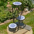 thumbnail image 4 of Zaer ZR852511 Denver Three-Tier Mosaic Plant Stand, 4 of 5