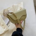 thumbnail image 4 of Bolso retro de PU, bolso bandolera Joker, bolso de minoría, bolso de sillín debajo del brazo, verde, 4 of 6