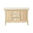 thumbnail image 6 of 1/12 Scale Handmade Wooden Bedside Table with Functional Drawer, Realistic Doll house Furniture for Living Room Displays, 6 of 7