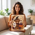 thumbnail image 4 of PLPPYFS Halloween DIY Pearl Art Kit, Halloween Ghost & Skull Canvas Art Set, Gothic Witch Ghost Pumpkin Pearl Wall Decor, Craft Kits for Adults Home Room Table Art Showcase, 4 of 7