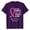 Purple, variant on IROINNID Reduced Breast Cancer T-Shirt for Women Pink Ribbon Casual Work Tops Short Sleeve Out Blouse Letter Print Shirt T-Shirt Tops In October,Black
